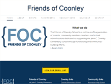 Tablet Screenshot of friendsofcoonley.org